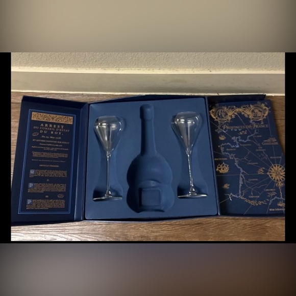 MAISON De VENOGE Epernay LOUIS XV Champagne/Flutes Fleur Box (3 Set Available) - Picture 1 of 4